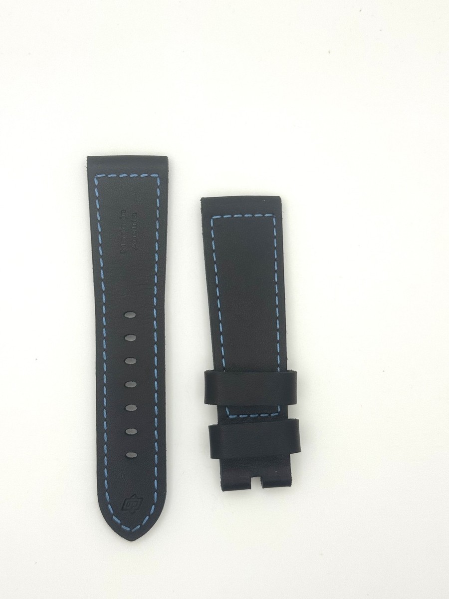 Panerai OEM watch strap Panerai Black Alligator OEM Strap 24mm Lug for Deployant  main image 3
