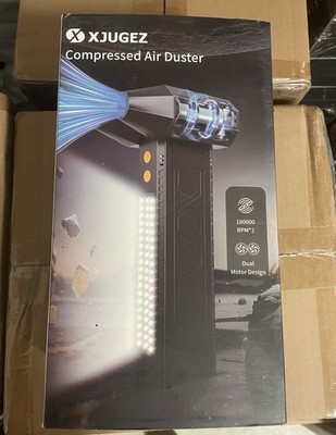 Electric Air Duster,180000RPM Dual Air Outlet Compressed Air Duster Turbo Fan