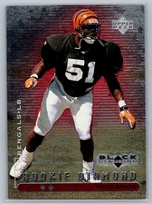 Takeo Spikes 1998 Upper Deck Black Diamond Rookie Edition Double /2500 #115