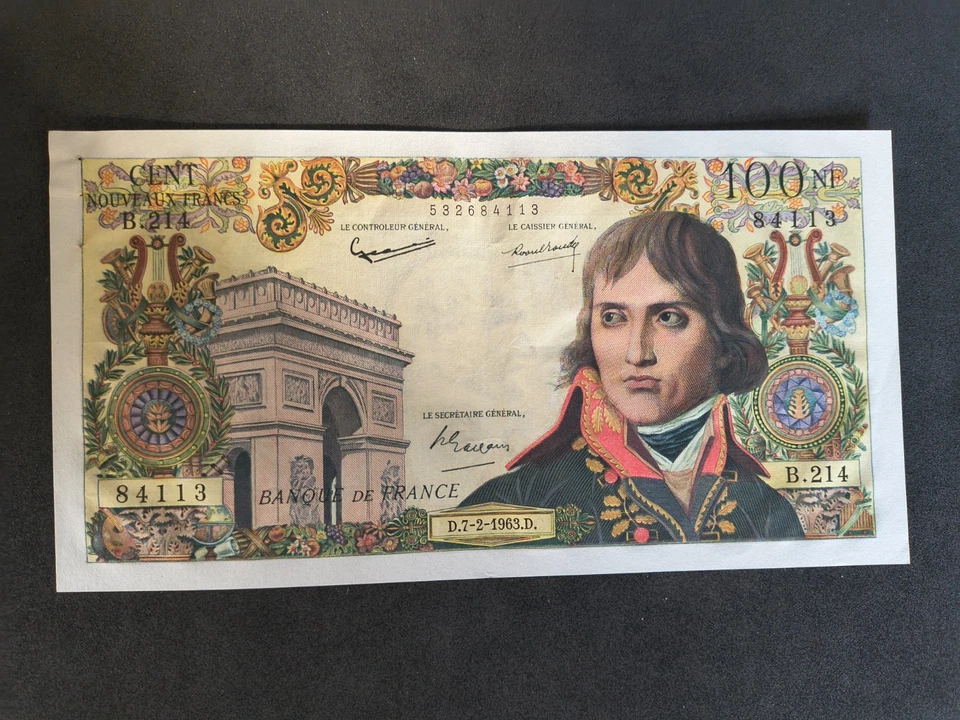 Billet de 100 Nouveaux Francs Bonaparte, B.214 - Photo 1/4