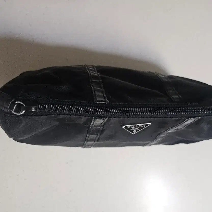 Prada Triangular Logo Pouch Bag - Authentic, Used - image 5