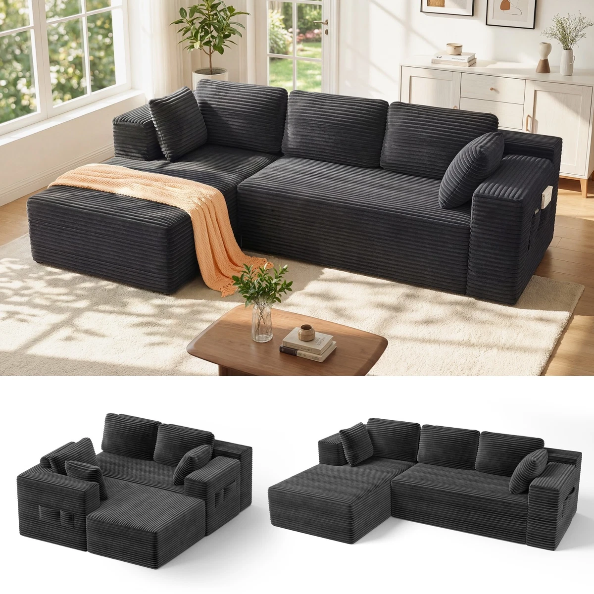 Ecksofa Weiss online kaufen