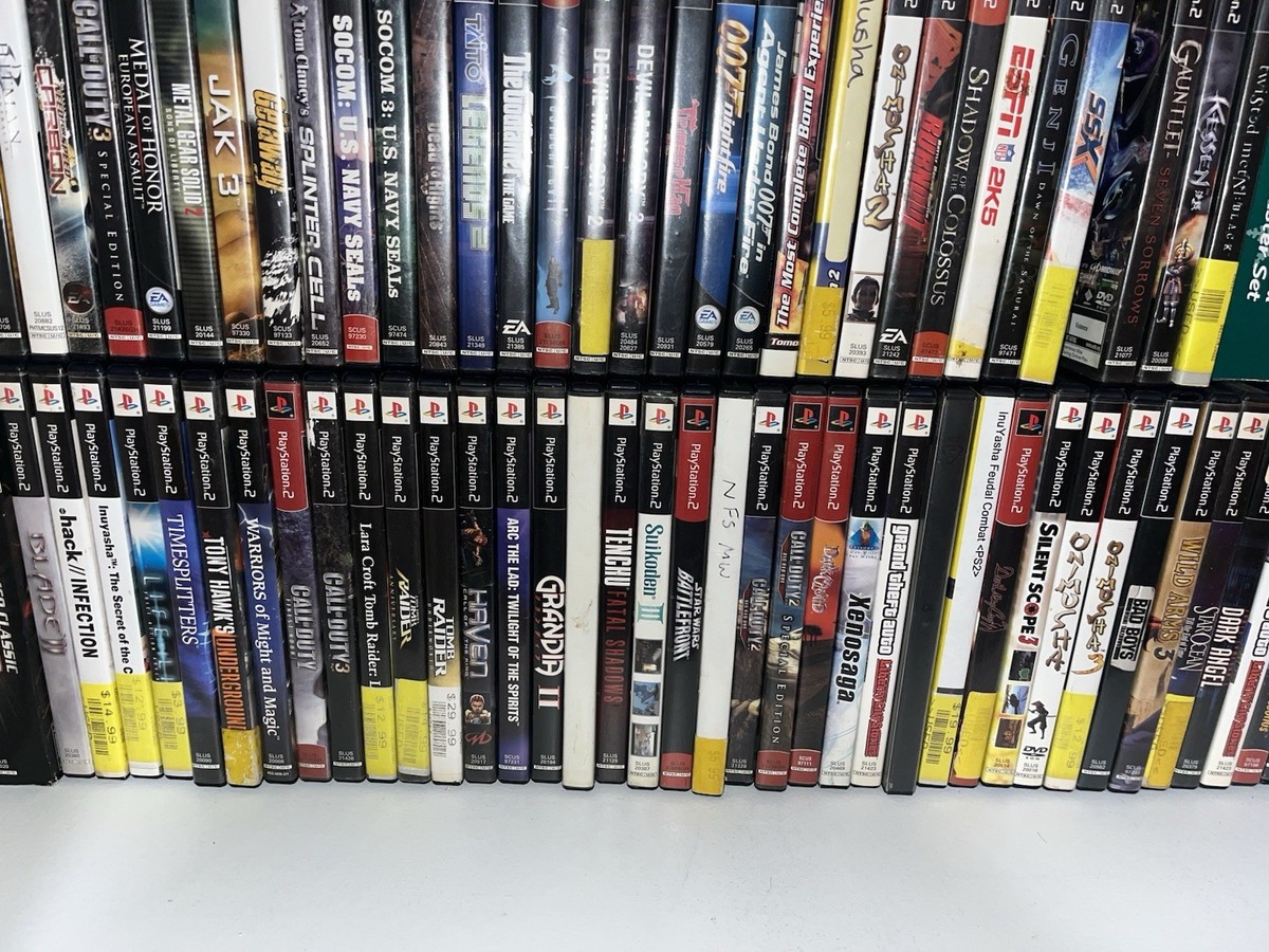 Sony Playstation 2 PS2 Games Tested - You Pick & Choose Video Game