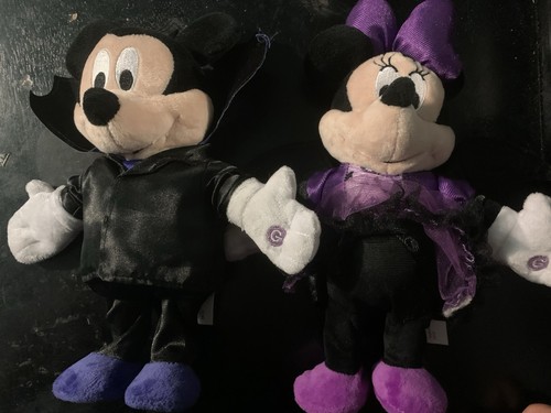 Disney Mickey und Minnie animierte Halloween Plüschtiere