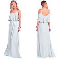 SHOW ME YOUR MUMU Caitlin Ruffle Maxi Dress Size XS