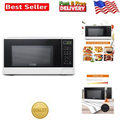 High-Power 1.1 Cu. Ft. Microwave Oven with Stainless Steel Interior, 10 Settings