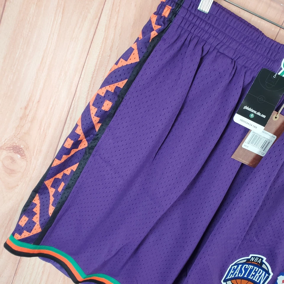 Shorts masculino Mitchell & Ness 1995 All Star tamanho 2XL basquete NOVO - Imagem 2 de 4