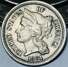 1881 Three Cent Nickel — photo from another recent sale