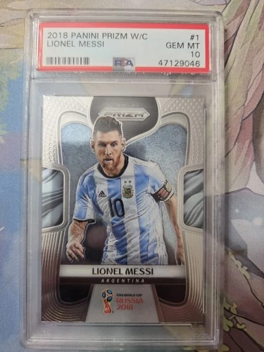 2018 Panini Prizm World Cup Lionel Messi #1 Gem Mint PSA 10 🔥 ⚽️ 🏟
