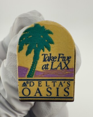 Delta Airlines Take Five 5 at LAX Delta's Oasis / Los Angeles Ca Pin