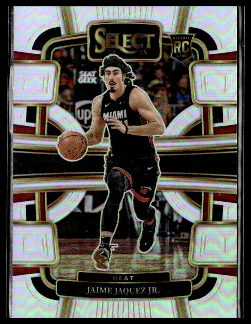 2023-24 Panini Select 100 Jaime Jaquez Jr. Miami Heat RC Silver Prizm