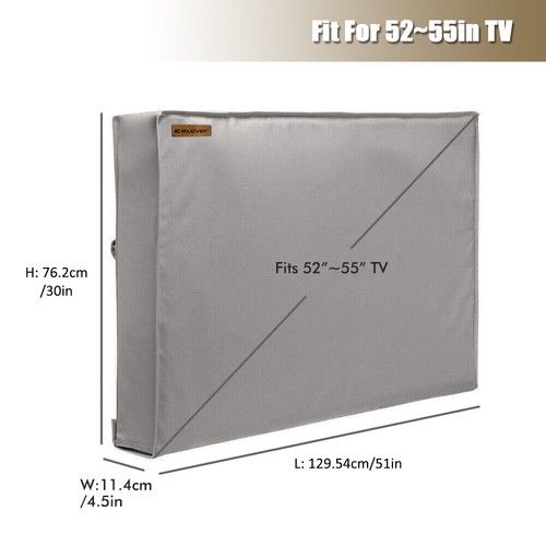 Outdoor TV Cover Flat Screen Waterproof Weatherproof Television Protector 30-65" - Picture 14 of 15