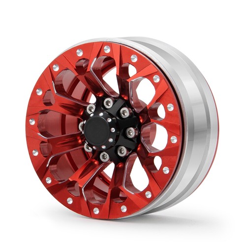 AXSPEED 4PCS Metal 1.9" Beadlock Wheels Rims For 1:10 RC TRX4 SCX10 90046 D90 - Picture 3 of 24