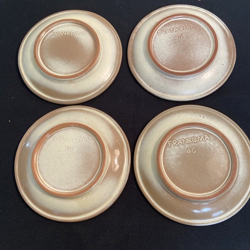 4 Frankoma Desert Gold 7 inch Bread Butter Dessert Plates SKU 1069 - Picture 6 of 7