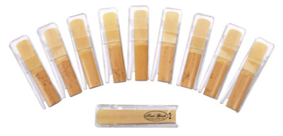 Hochwertige Blätter, Blättchen, Reeds, Stärke 2, für Alt Saxophone, 10 Stück
