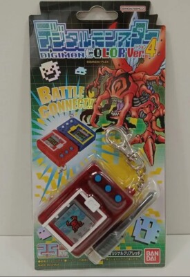 BANDAI デジタルモンスター Ver.4 赤 NEW Bandai Digital Monster COLOR Ver.4 Original Clear Red 25th