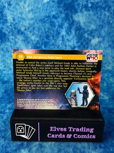 Doctor Who 1963-2003: 40th Anniversary SINGLE Non-Sport Trading Card 2003 - Picture 218 of 228