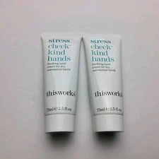 2x-This Works Stress Check Kind Hands Moisturizing Cream 2.5fl Oz, 75ml Sealed