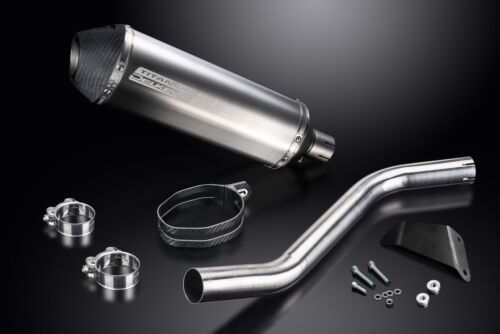 Suzuki GSXR600 GSX-R600 06-07 Slip On 13.5" X-Oval Titanium Exhaust Muffler Kit - Picture 3 of 5