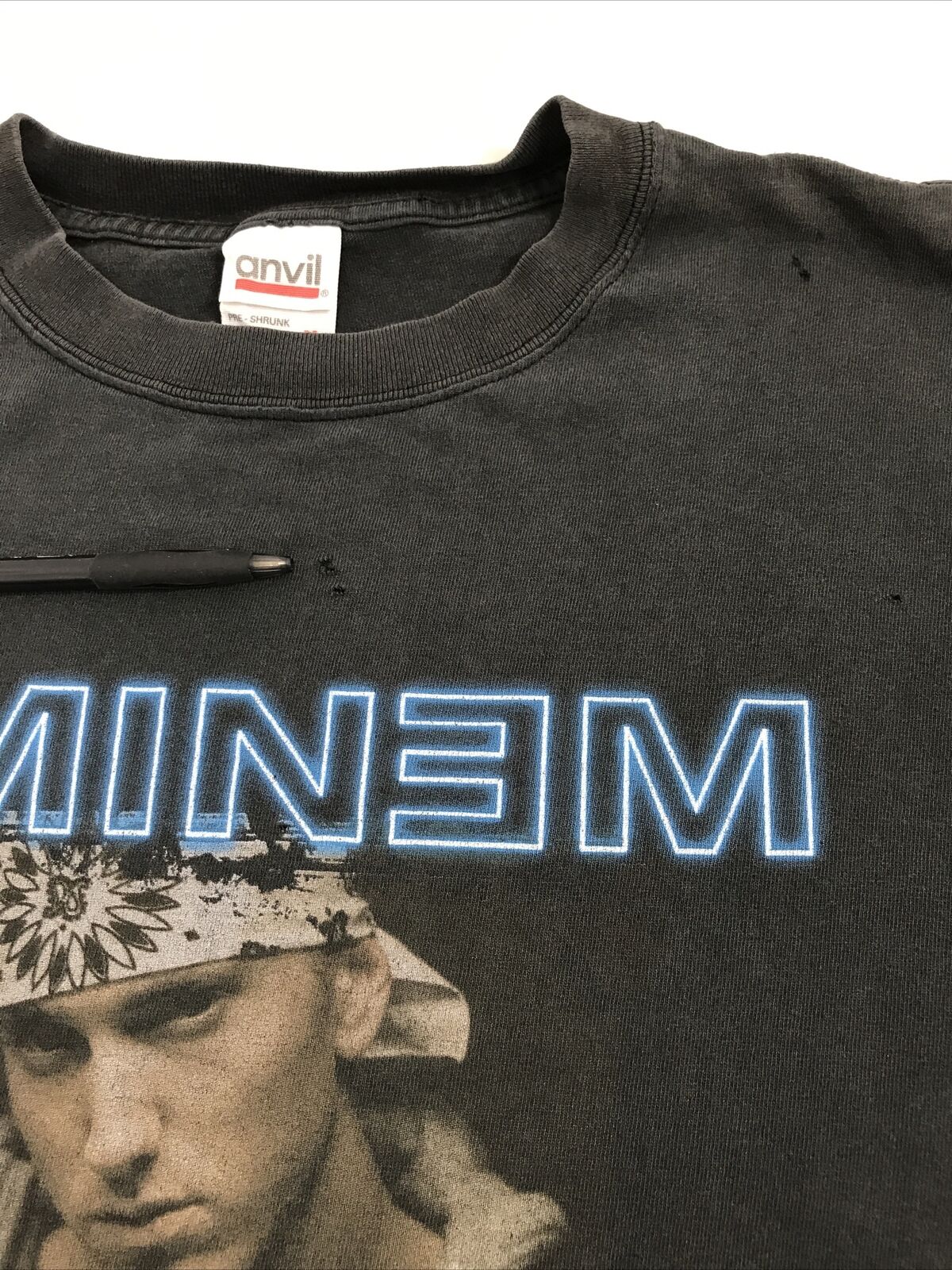 EMINEM Vintage 2003 Concert T Shirt M Double Sided D12 50 Cent Missy Elliott