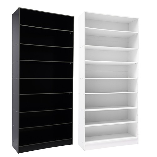 Gabinete de almacenamiento de zapatos blanco/negro de 8 capas, organizador de zapateros a prueba de polvo - Imagen 5 de 33