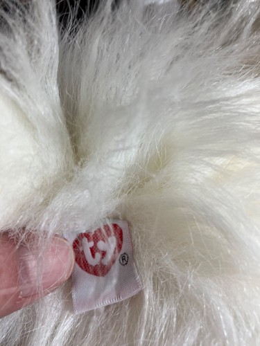 Ty 1995 Vintage White Kitten Stuffed Toy. 14" blue eyes - Picture 5 of 6