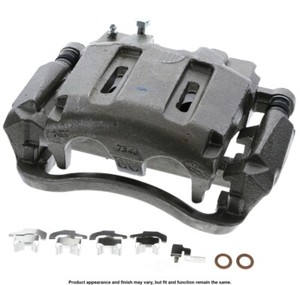 Disc Brake Caliper-Unloaded Caliper with bracket Front Left Cardone Reman