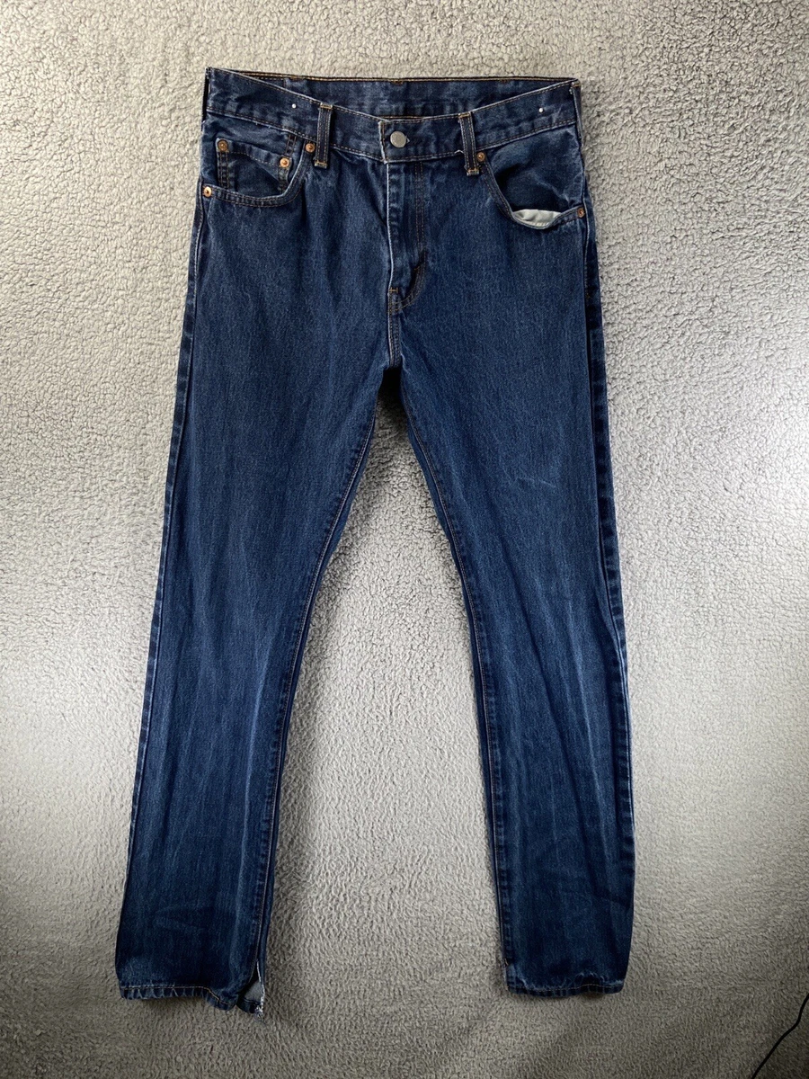 Levi's Men's 517 Bootcut Denim Blue Jeans Size 30x32 Distressed