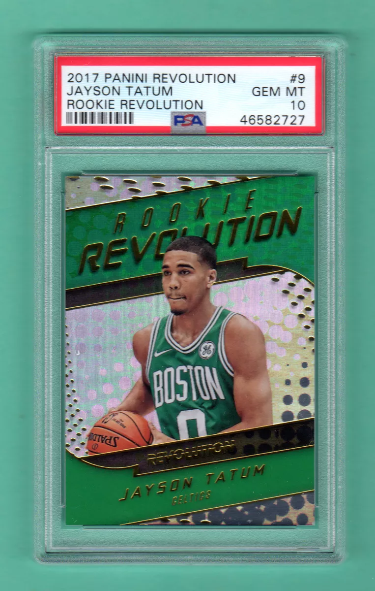 JAYSON TATUM 2017-18 PANINI REVOLUTION ROOKIE RC PSA 10 LOW POP