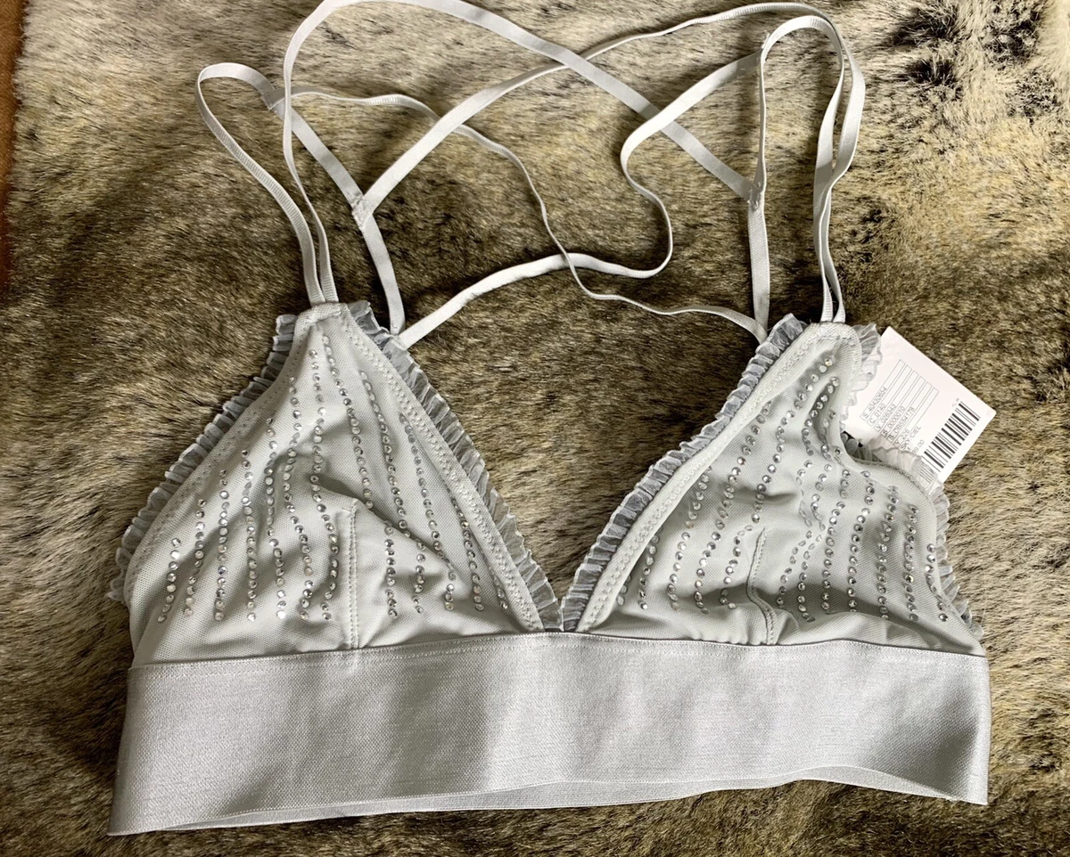 NWT Urban Outfitters Rhinestone Bralette size M