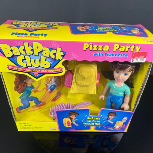 BackPack Club Pizza Party With Francesca 1998 Galoob Vintage Doll - Picture 3 of 17