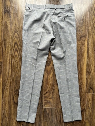 Alexandre “Saville Row” Wool Blend Size 40L Grey / Check W34 L33 BNWOT RRP £289 - Picture 18 of 23