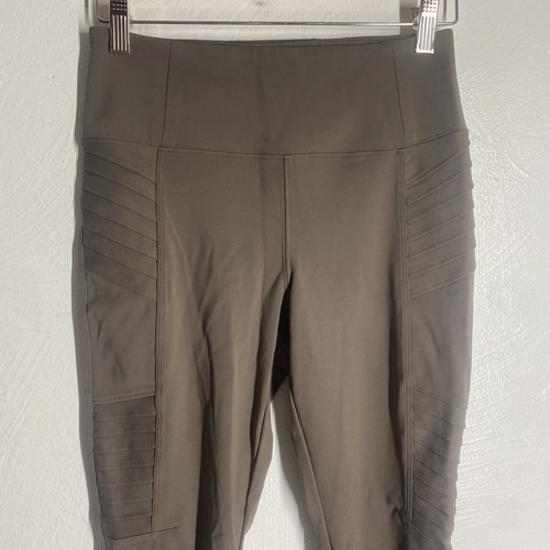 Athleta DELANCEY MOTO TIGHTS Coffee House Brown Small Petite - Picture 4 of 8