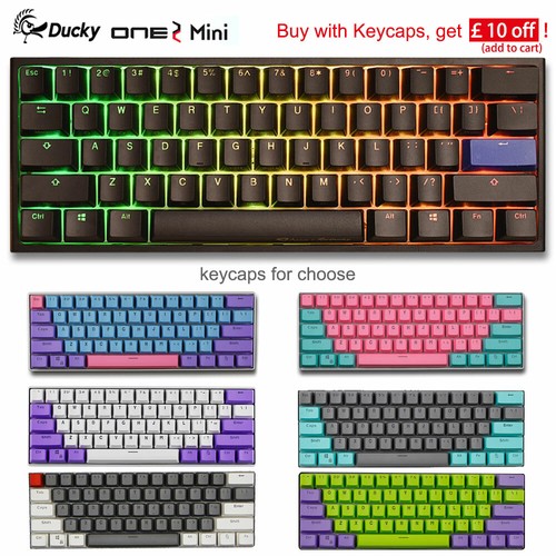 Buy Ducky One 2 Mini Rgb Backlit 60 Pbt Mechanical Keyboard Cherry Mx Buy W Keycap Online In South Korea