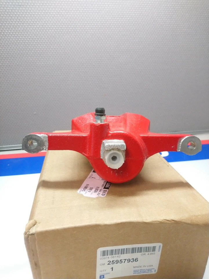 Pinza de freno Hummer H3 Championship Edition GM roja lado del conductor GM Foto 2 de 3