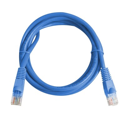 Steren 5ft Cat5e Patch Cord Snagless UTP cULus, Internet Cable Molded Blue