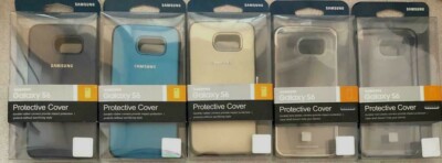 New Original Samsung Galaxy S6 Protective Cover Case - Black/Clear/Blue/Gold -!