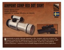 Aimpoint Comp Red Dot Sight  Atlas Classic Firearms Card