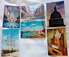 J.ARTHUR DIXON Natural Colour vintage postcards all LONDON THEMED - 6 different