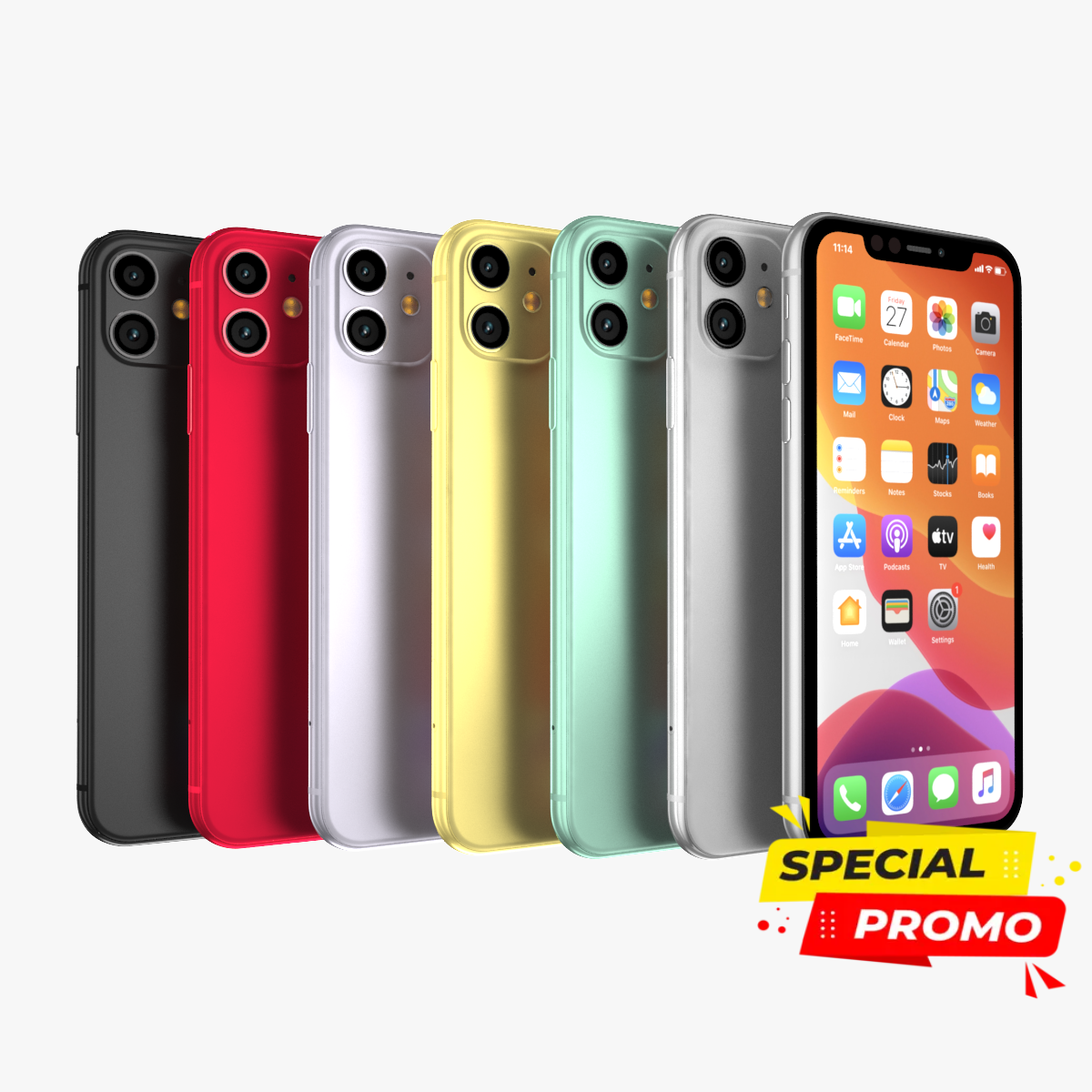 Apple iPhone 11 64GB Smartphone- All Colors - UNLOCKED ON US