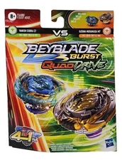 BeyBlade Burst Quad Drive  VANISH CORBRA C7 vs KATANA MURAMASA M7 4 In 1 NEW!