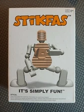 Stikfas AFK20L G2 Alpha Male - Baseball, White Action Figure Building Kit