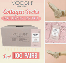 Voesh Collagen Socks Argan Oil  Floral Extracts Box of 100 pairs 