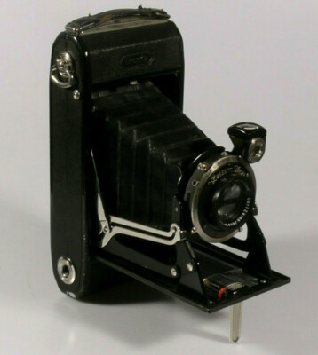 PRL) ZEISS IKON IKONTA FOTOCAMERA ANALOGICA FOLDING TESSAR 4.5/12