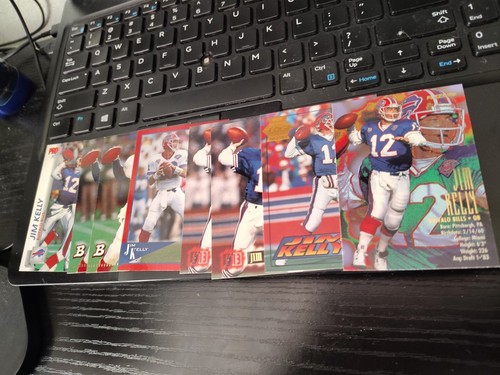 Jim Kelly NFL Card Lot - Picture 3 of 4