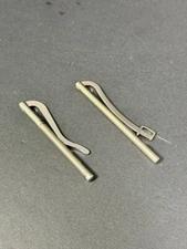 2Pcs Spring Metal Money Clip Insert Bar Replacement for Bifold Wallet