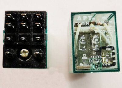 1PC AKeys ZY3N  24VDC  Electromagnetic Relay 5A  AC220V 11Pins