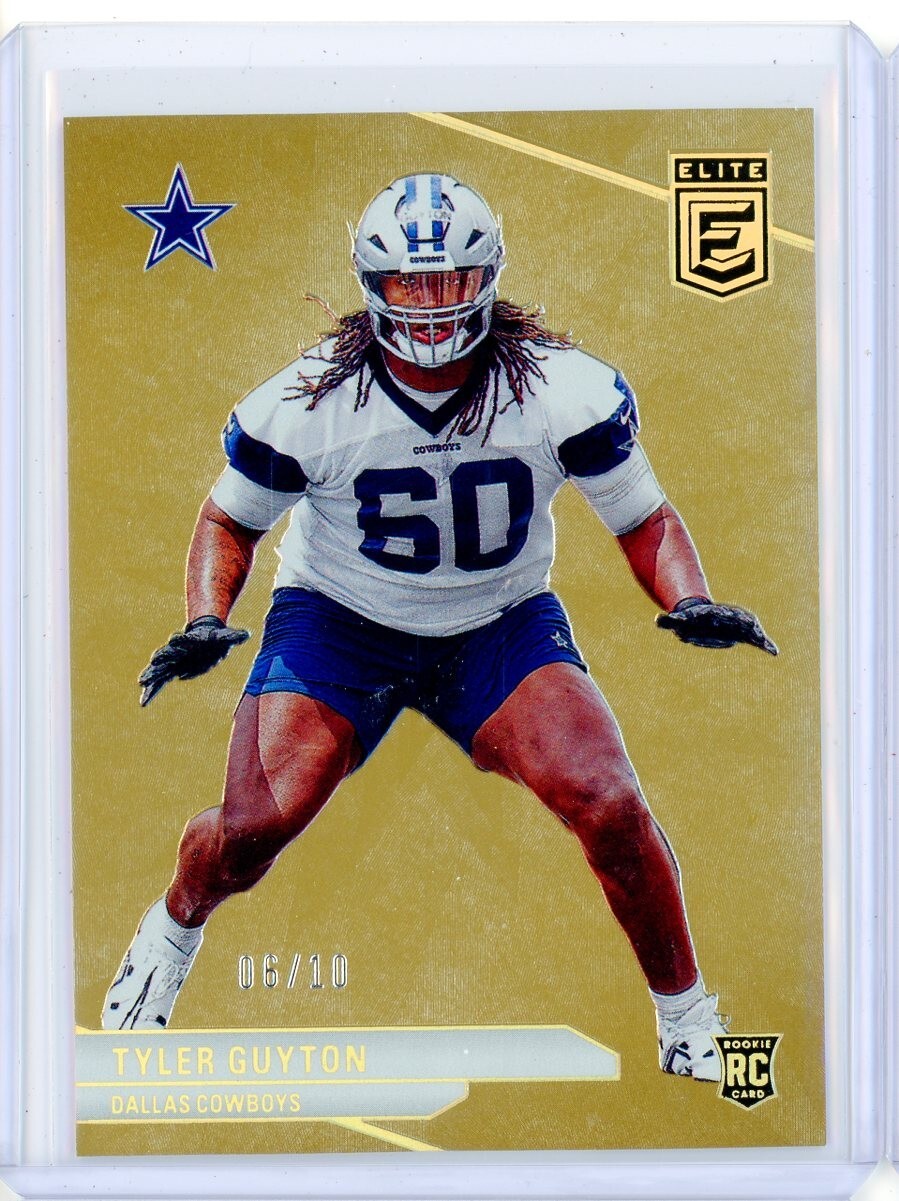 2024 Panini Elite TYLER GUYTON Dallas Cowboys RC Rookie GOLD Parallel 6/10