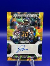 2023 Panini Chronicles Draft Picks Jah Maine Martin Gold Cracked Ice Auto