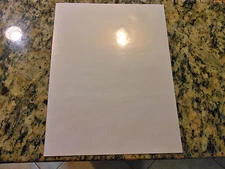 Combo - Glossy white/matte white inkjet vinyl - 20 pack (8.5in x 11in sheets)